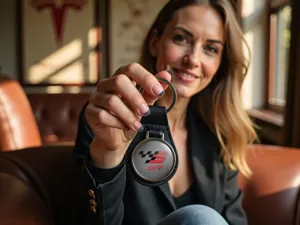 Designer Keychain High-Quality Made Modern Style